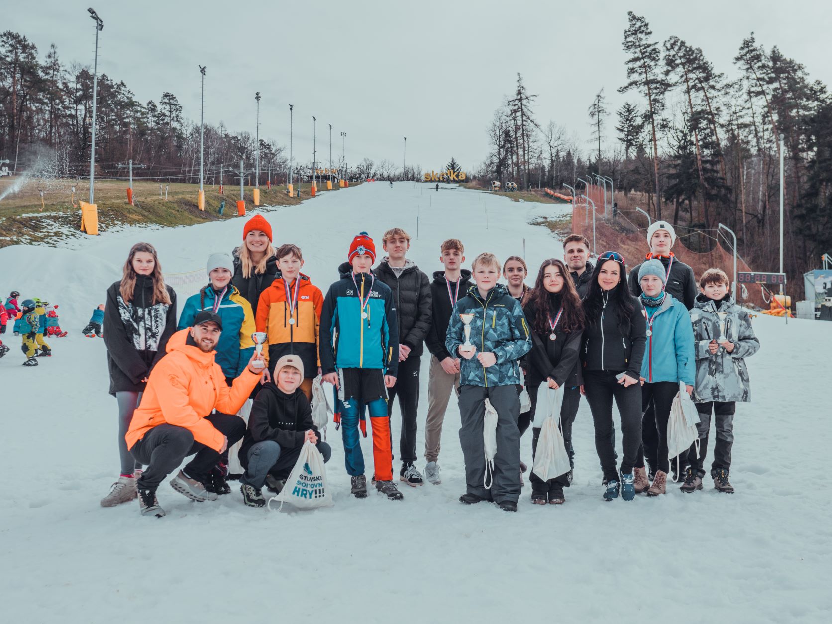 Medailoví účastníci Ostravských sportovních her. Foto: Antonín Krůpa Medailoví účastníci Ostravských sportovních her. Foto: Antonín Krůpa